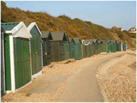 Beach Huts at Hill Head
