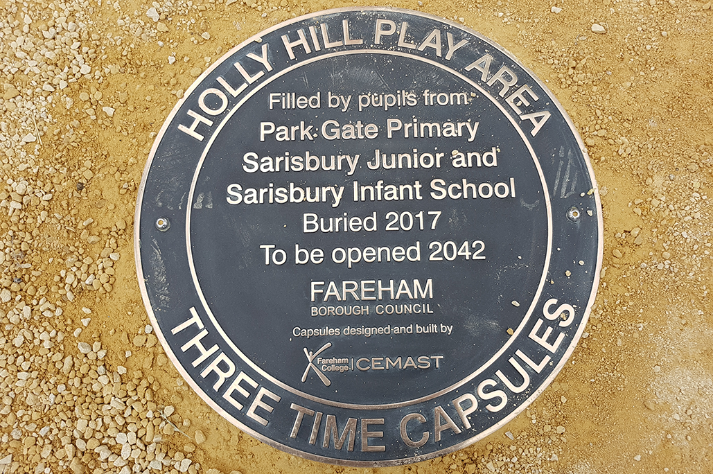 Closeup of plaque